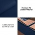 Denozer desk pad Protector,Mouse pad,desk Mat,Non-Slip PU leather Blotter for Laptop ,Waterproof Writing pad for office and Home(Dark Blue,31.5" x 15.7") 